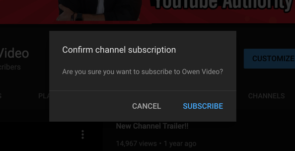 create a youtube subscription link that automatically asks people to subscribe when they click on it